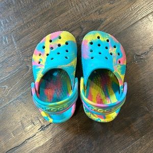 Tie-dye Kids Crocs